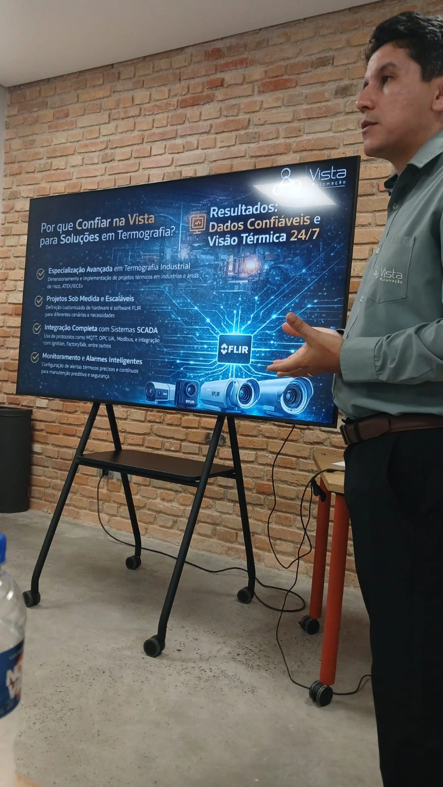 Compartilhamento de conhecimento em termografia industrial.